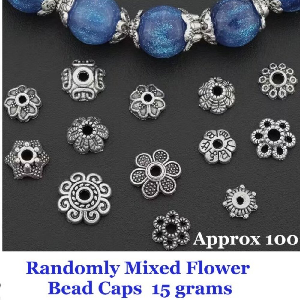 Randomly Mixed Flower Caps  15 Grams - Approx. 100